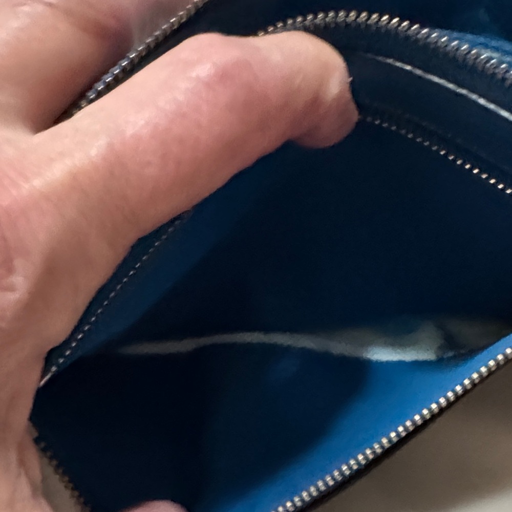 Coach Royal Blue Wristlet - Picture 10 of 10